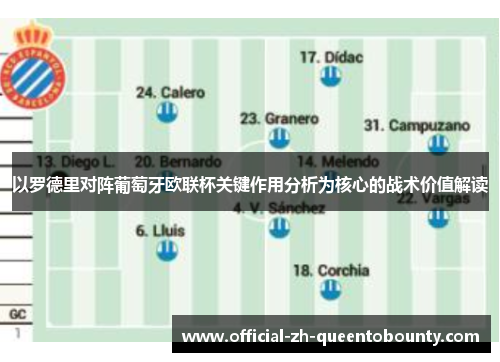 以罗德里对阵葡萄牙欧联杯关键作用分析为核心的战术价值解读